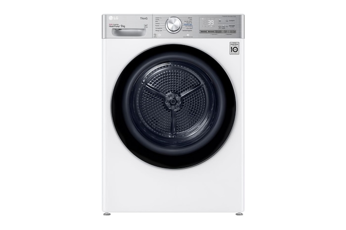 Foto frontale dell'asciugatrice LG RH90V9AV2QR
